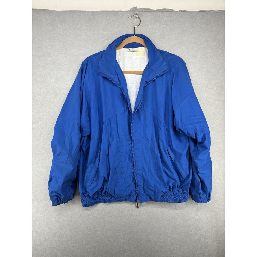 Vintage Le Coq Sportif Track Jacket 80s 90s Blue Full Zip Mens Large L Cx62